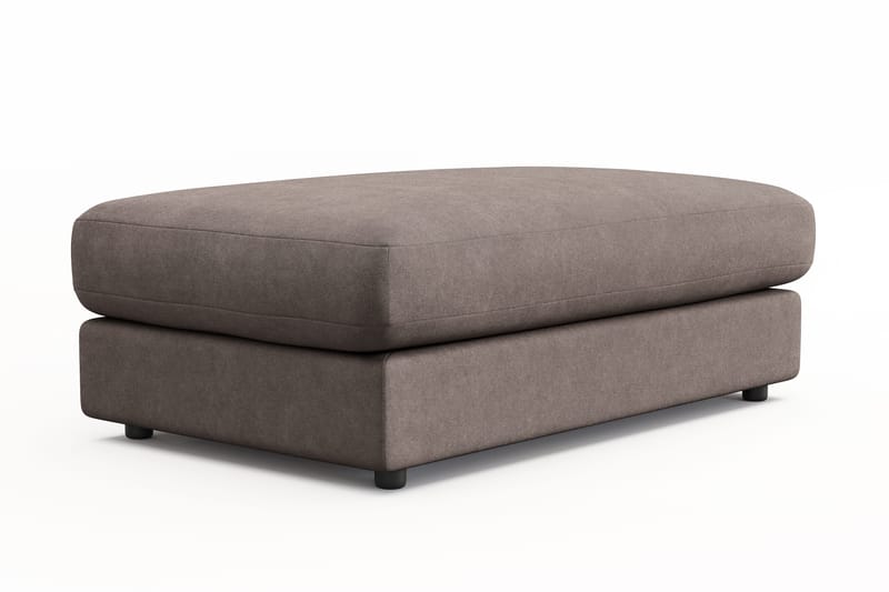 Arken Lyx Rektangulär Fotpall i Tyg - Brun - Möbler - Vardagsrum - Stolar & sittmöbler - Pallar - Fotpall