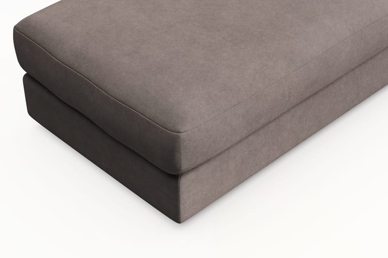 Arken Lyx Rektangulär Fotpall i Tyg - Brun - Möbler - Vardagsrum - Stolar & sittmöbler - Pallar - Fotpall