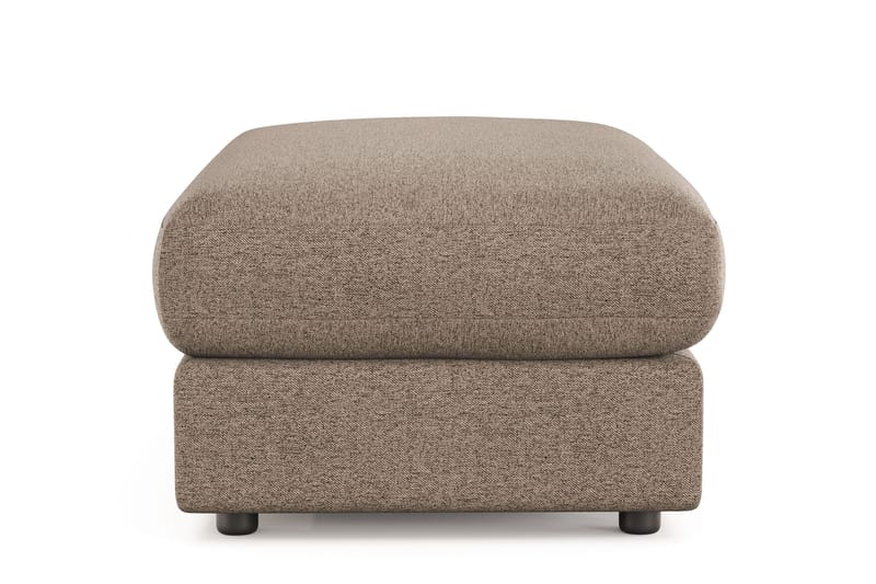 Arken Lyx Rektangulär Fotpall i Tyg - Brun - Möbler - Vardagsrum - Stolar & sittmöbler - Pallar - Fotpall
