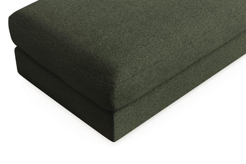 Arken Lyx Rektangulär Fotpall i Tyg - Grön - Möbler - Vardagsrum - Stolar & sittmöbler - Pallar - Fotpall