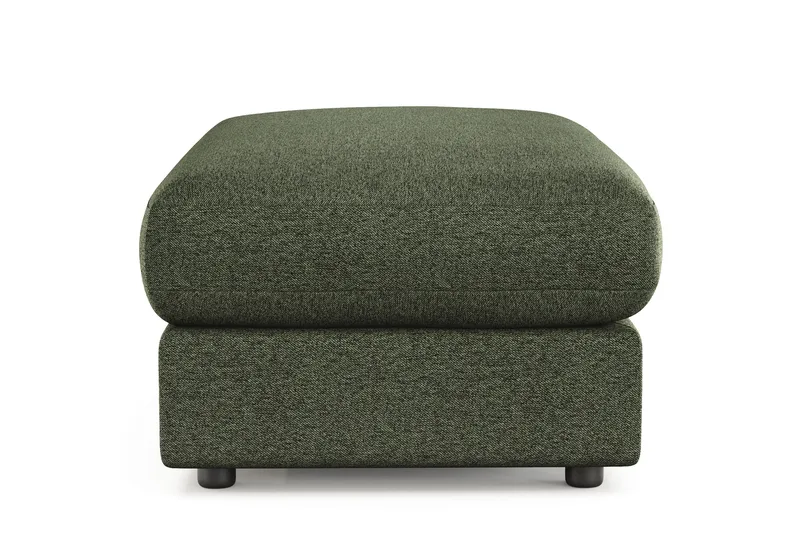 Arken Lyx Rektangulär Fotpall i Tyg - Grön - Möbler - Vardagsrum - Stolar & sittmöbler - Pallar - Fotpall