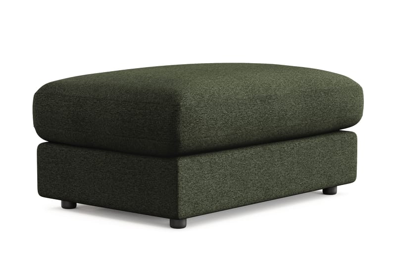 Arken Lyx Rektangulär Fotpall i Tyg - Grön - Möbler - Vardagsrum - Stolar & sittmöbler - Pallar - Fotpall