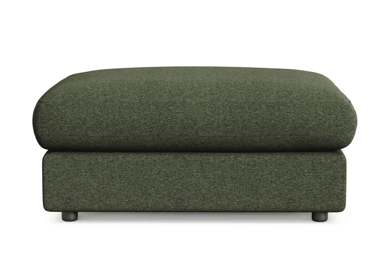 Arken Lyx Rektangulär Fotpall i Tyg - Grön - Möbler - Vardagsrum - Stolar & sittmöbler - Pallar - Fotpall