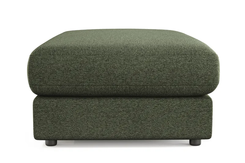 Arken Lyx Rektangulär Fotpall i Tyg - Grön - Möbler - Vardagsrum - Stolar & sittmöbler - Pallar - Fotpall