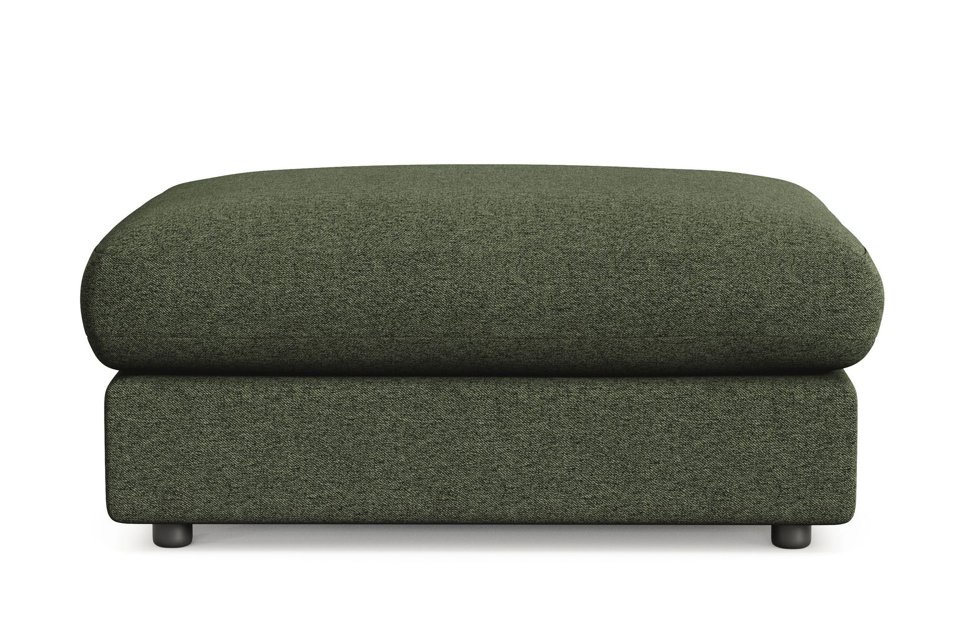 Arken Lyx Rektangul&auml;r Fotpall i Tyg - Gr&ouml;n