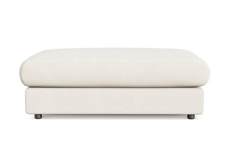 Arken Lyx Rektangulär Fotpall i Tyg - Ljusbeige - Möbler - Vardagsrum - Stolar & sittmöbler - Pallar - Fotpall