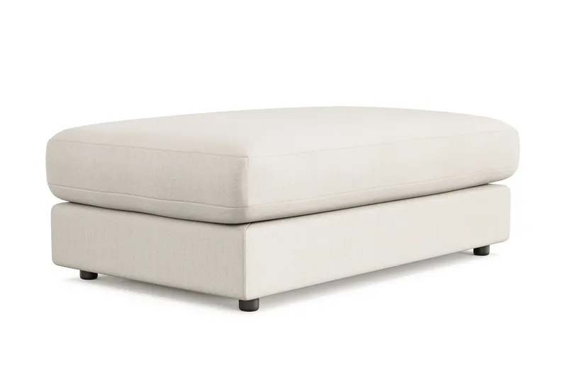 Arken Lyx Rektangulär Fotpall i Tyg - Ljusbeige - Möbler - Vardagsrum - Stolar & sittmöbler - Pallar - Fotpall