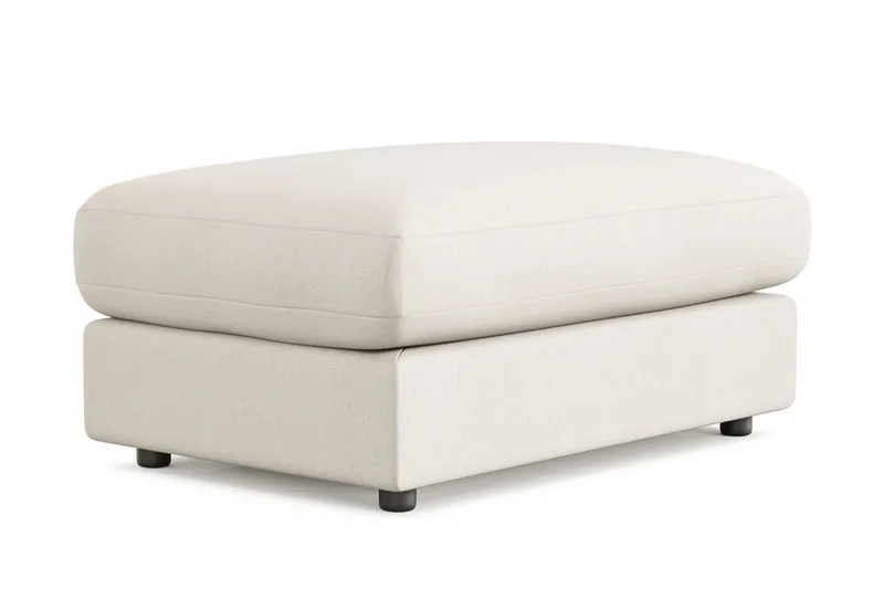 Arken Lyx Rektangulär Fotpall i Tyg - Ljusbeige - Möbler - Vardagsrum - Stolar & sittmöbler - Pallar - Fotpall