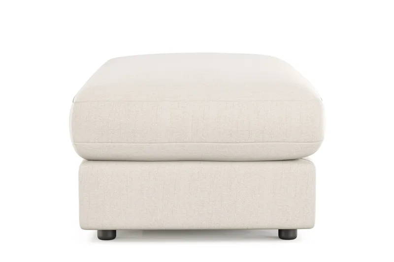 Arken Lyx Rektangulär Fotpall i Tyg - Ljusbeige - Möbler - Vardagsrum - Stolar & sittmöbler - Pallar - Fotpall