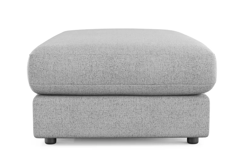 Arken Lyx Rektangulär Fotpall i Tyg - Ljusgrå - Möbler - Vardagsrum - Stolar & sittmöbler - Pallar - Fotpall