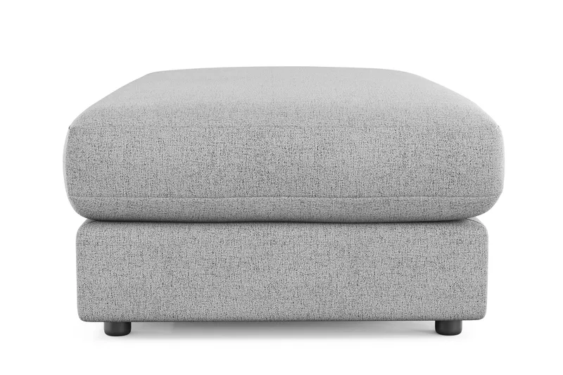 Arken Lyx Rektangulär Fotpall i Tyg - Ljusgrå - Möbler - Vardagsrum - Stolar & sittmöbler - Pallar - Fotpall