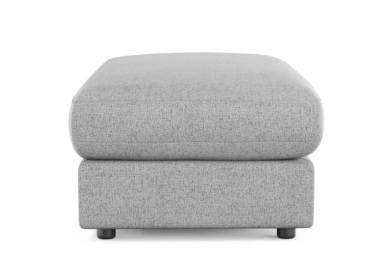 Arken Lyx Rektangulär Fotpall i Tyg - Ljusgrå - Möbler - Vardagsrum - Stolar & sittmöbler - Pallar - Fotpall