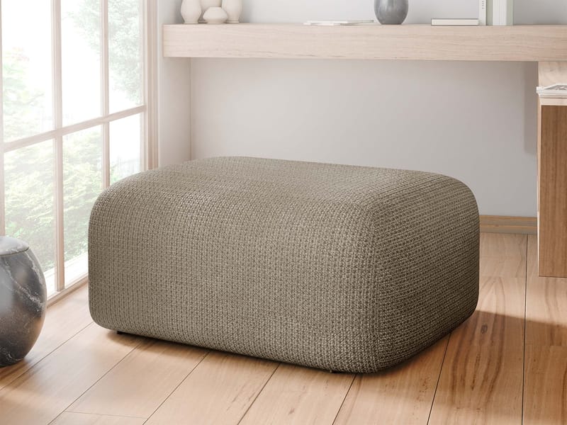 Barile Fotpall 70 cm - Brun - Möbler - Vardagsrum - Stolar & sittmöbler - Pallar - Fotpall