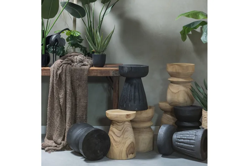 Bikkel Sittpall - Svart - Möbler - Vardagsrum - Stolar & sittmöbler - Pallar