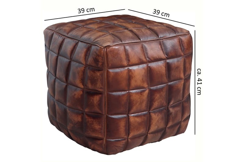 Brandan Sittpall - Brun - Möbler - Vardagsrum - Stolar & sittmöbler - Pallar