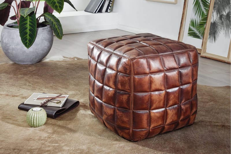 Brandan Sittpall - Brun - Möbler - Vardagsrum - Stolar & sittmöbler - Pallar