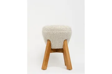 Brenric Howard fotpall 38 cm - Cream/Valnöt - Möbler - Vardagsrum - Stolar & sittmöbler - Pallar - Fotpall