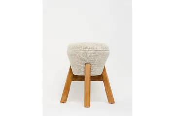 Brenric Howard fotpall 38 cm - Cream/Valnöt - Möbler - Vardagsrum - Stolar & sittmöbler - Pallar - Fotpall