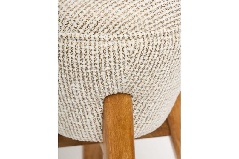 Brenric Howard fotpall 38 cm - Cream/Valnöt - Möbler - Vardagsrum - Stolar & sittmöbler - Pallar - Fotpall