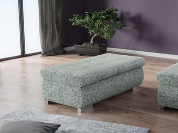 Cerys Fotpall 120 cm - Grå - Möbler - Vardagsrum - Stolar & sittmöbler - Pallar - Fotpall