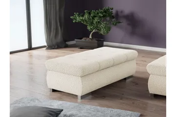Cerys Fotpall 60 cm - Beige - Möbler - Vardagsrum - Stolar & sittmöbler - Pallar - Fotpall