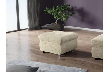 Cerys Fotpall 60 cm - Beige - Möbler - Vardagsrum - Stolar & sittmöbler - Pallar - Fotpall