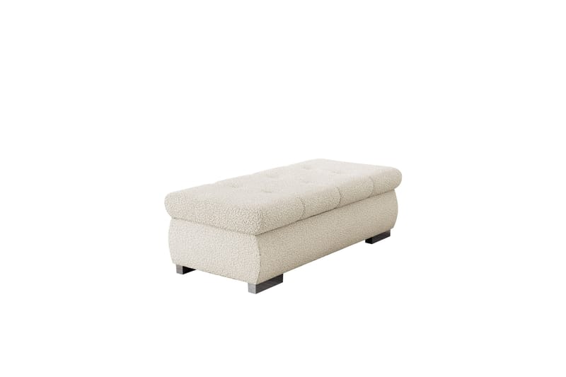Cerys Fotpall 60 cm - Beige - Möbler - Vardagsrum - Stolar & sittmöbler - Pallar - Fotpall