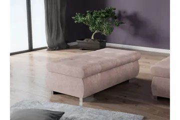 Cerys Fotpall 60 cm - Rosa - Möbler - Vardagsrum - Stolar & sittmöbler - Pallar - Fotpall