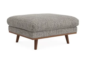 Copenhagen Premium Fotpall i Chenille - Grey - Möbler - Vardagsrum - Stolar & sittmöbler - Pallar - Fotpall