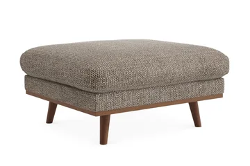 Copenhagen Premium Fotpall i Chenille - Brun - Möbler - Vardagsrum - Stolar & sittmöbler - Pallar - Fotpall