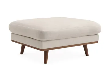Copenhagen Premium Fotpall i Chenille - Beige - Möbler - Vardagsrum - Stolar & sittmöbler - Pallar - Fotpall