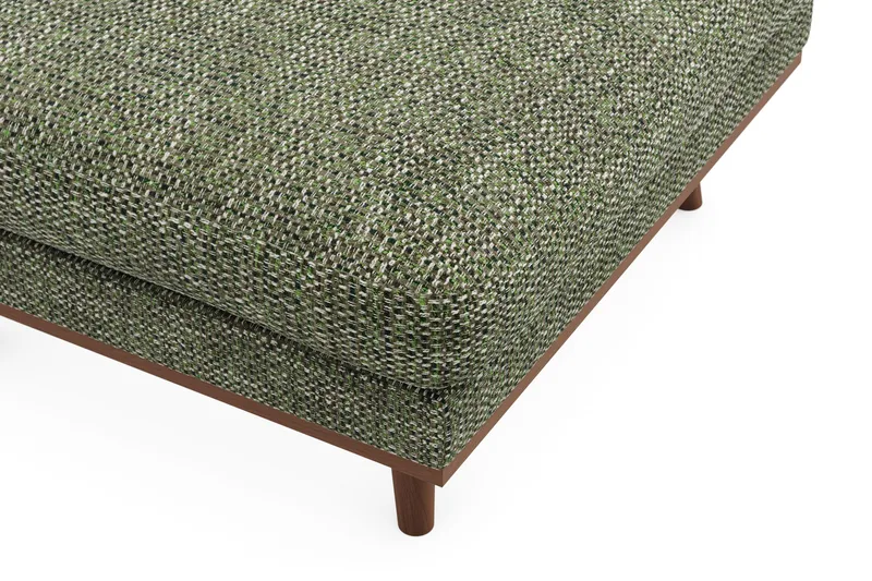 Copenhagen Premium Fotpall i Chenille - Grön - Möbler - Vardagsrum - Stolar & sittmöbler - Pallar - Fotpall