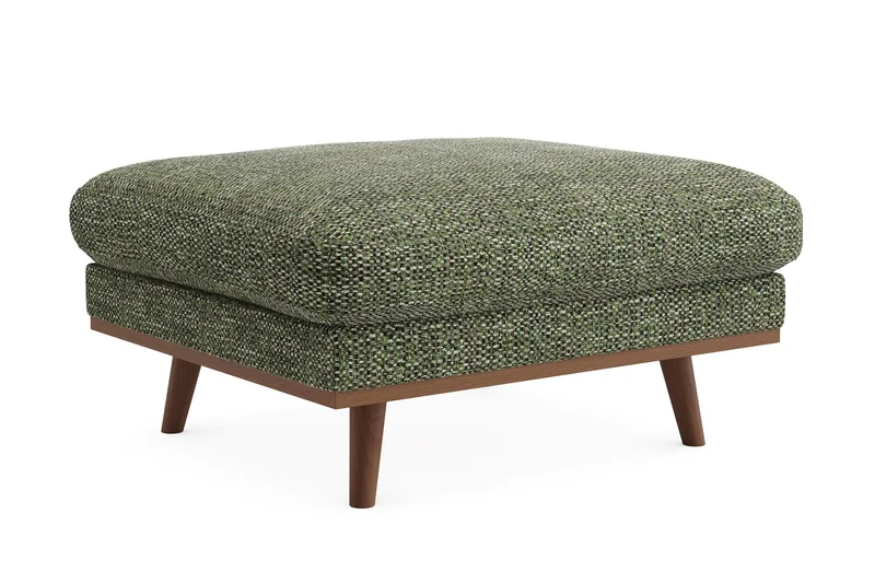Copenhagen Premium Fotpall i Chenille - Grön - Möbler - Vardagsrum - Stolar & sittmöbler - Pallar - Fotpall