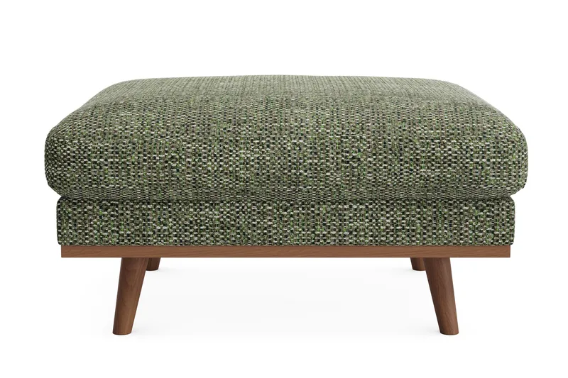 Copenhagen Premium Fotpall i Chenille - Grön - Möbler - Vardagsrum - Stolar & sittmöbler - Pallar - Fotpall