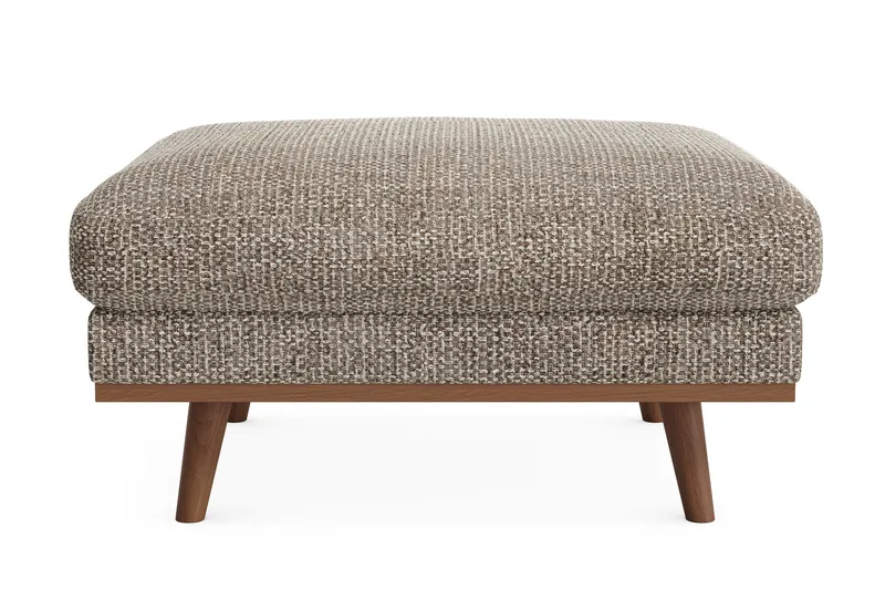 Copenhagen Premium Fotpall i Chenille - Brun - M öbler - Vardagsrum - Stolar & sittmöbler - Pallar - Fotpall