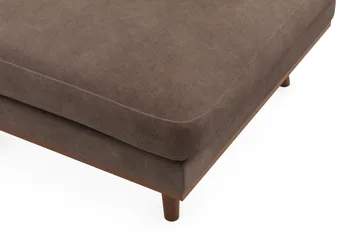 Copenhagen Premium Fotpall i Chenille - Mörkbrun - Möbler - Vardagsrum - Stolar & sittmöbler - Pallar - Fotpall