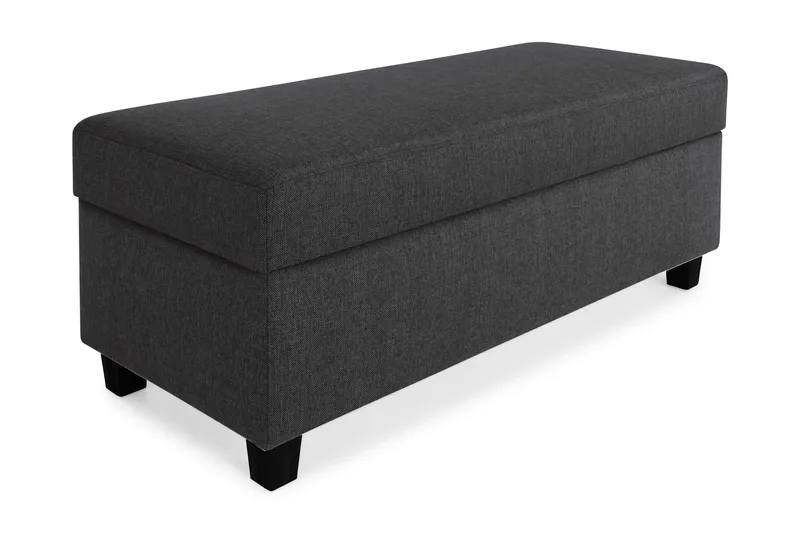 Crazy Fotpall med Förvaring 120x50, Antracit