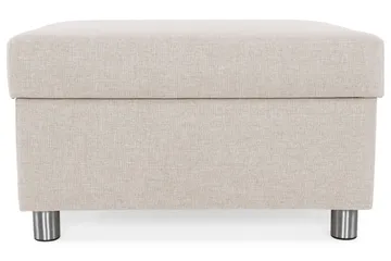 Crazy Fotpall med Förvaring 80x65 - Beige - Möbler - Vardagsrum - Stolar & sittmöbler - Pallar - Fotpall
