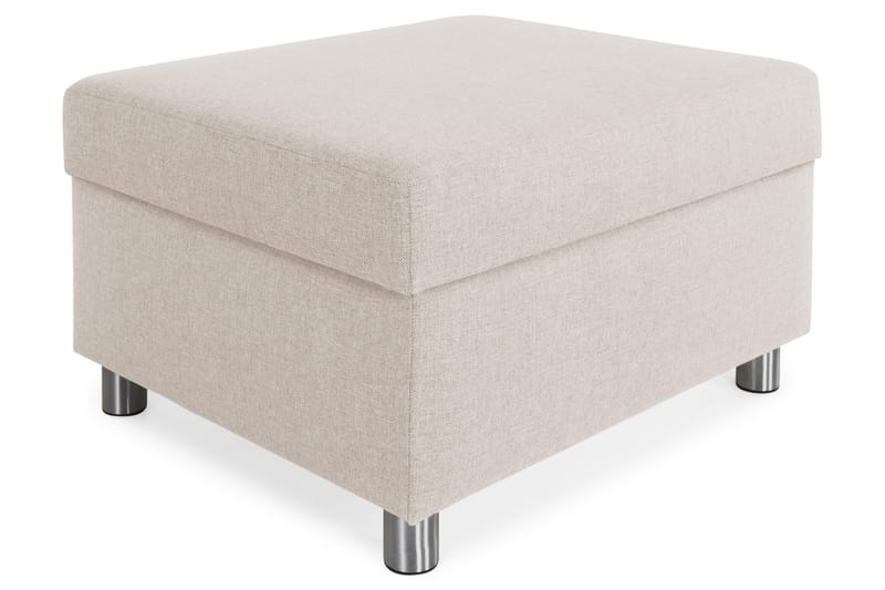 Crazy Fotpall med Förvaring 80x65, Beige