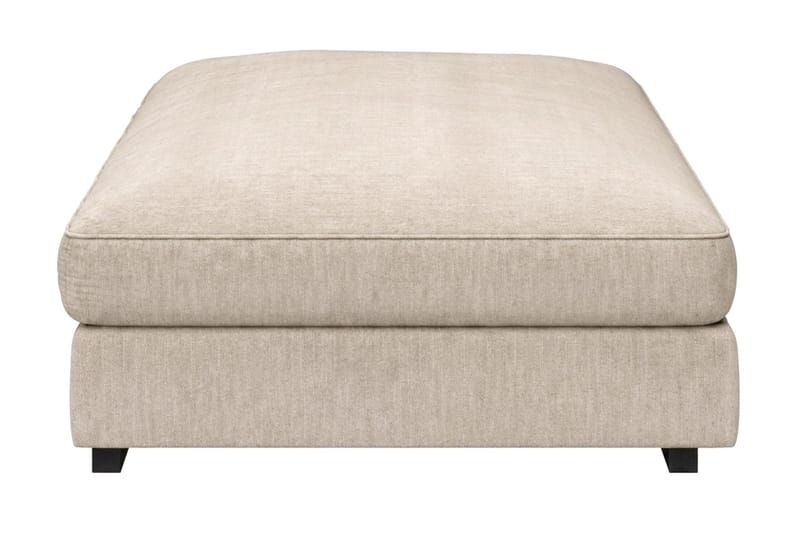 Dubai Fotpall i Tyg - Beige - Möbler - Vardagsrum - Stolar & sittmöbler - Pallar - Fotpall