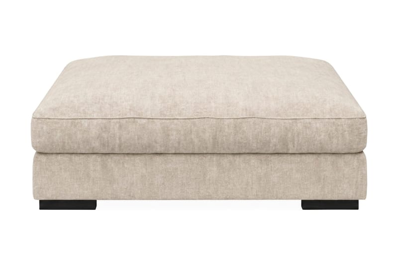 Dubai Fotpall i Tyg - Beige - Möbler - Vardagsrum - Stolar & sittmöbler - Pallar - Fotpall