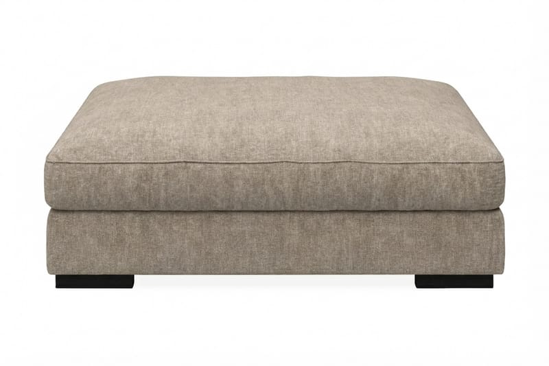 Dubai Fotpall i Tyg - Beige/Grå - Möbler - Vardagsrum - Stolar & sittmöbler - Pallar - Fotpall