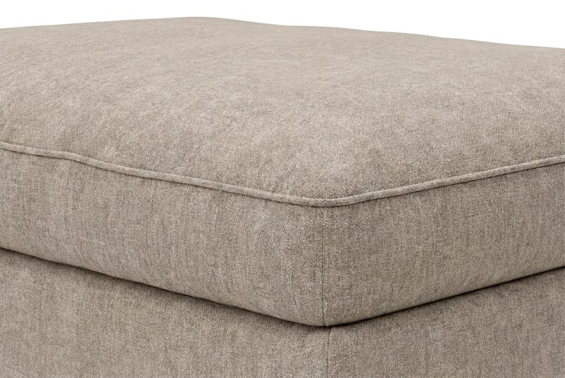 Dubai Fotpall i Tyg - Beige/Grå - Möbler - Vardagsrum - Stolar & sittmöbler - Pallar - Fotpall