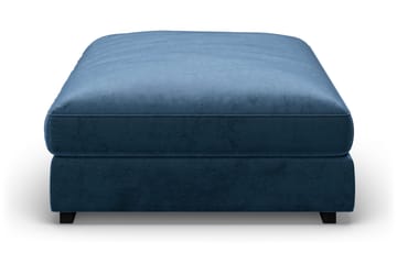 Dubai Rektangulär Fotpall 120x95 cm i Sammet - Blå - Möbler - Vardagsrum - Stolar & sittmöbler - Pallar - Fotpall