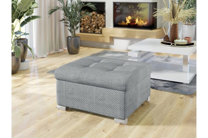 Dynir Fotpall 68 cm - Grå - Möbler - Vardagsrum - Stolar & sittmöbler - Pallar - Fotpall