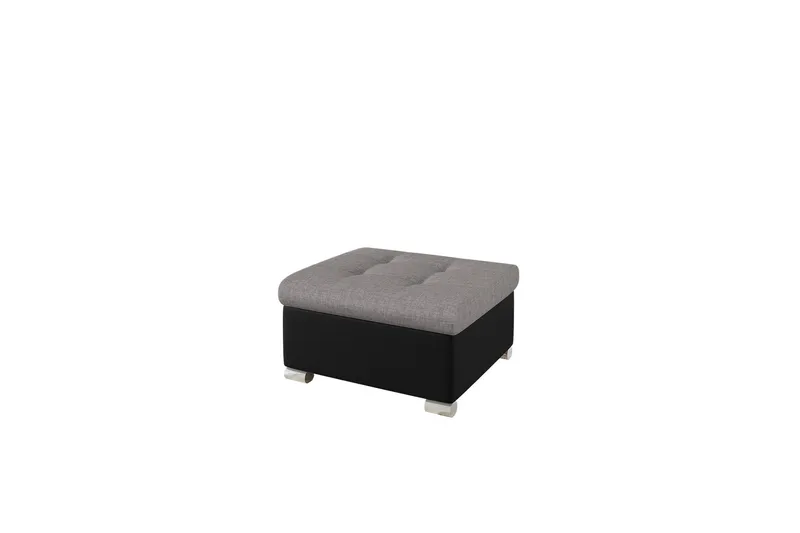 Dynir Fotpall 68 cm, Ljusgrå/Mörkgrå