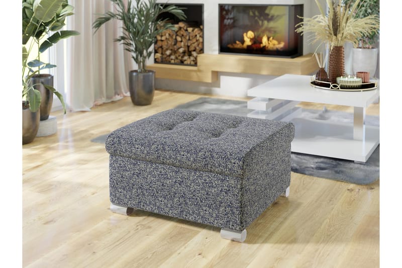 Dynir Fotpall 68 cm - Marinblå - Möbler - Vardagsrum - Stolar & sittmöbler - Pallar - Fotpall