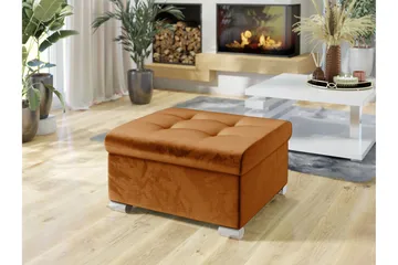 Dynir Fotpall 68 cm - Orange - Möbler - Vardagsrum - Stolar & sittmöbler - Pallar - Fotpall