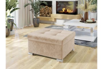 Dynir Fotpall 70 cm - Beige - Möbler - Vardagsrum - Stolar & sittmöbler - Pallar - Fotpall