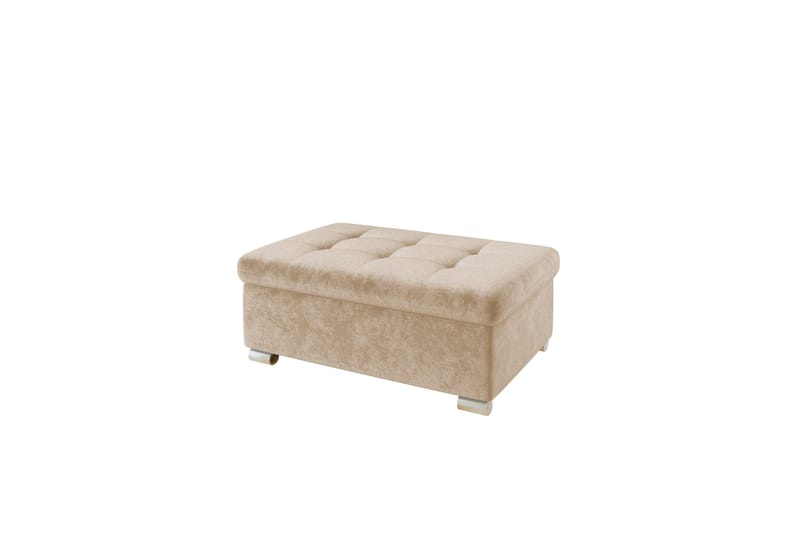 Dynir Fotpall 70 cm - Beige - Möbler - Vardagsrum - Stolar & sittmöbler - Pallar - Fotpall